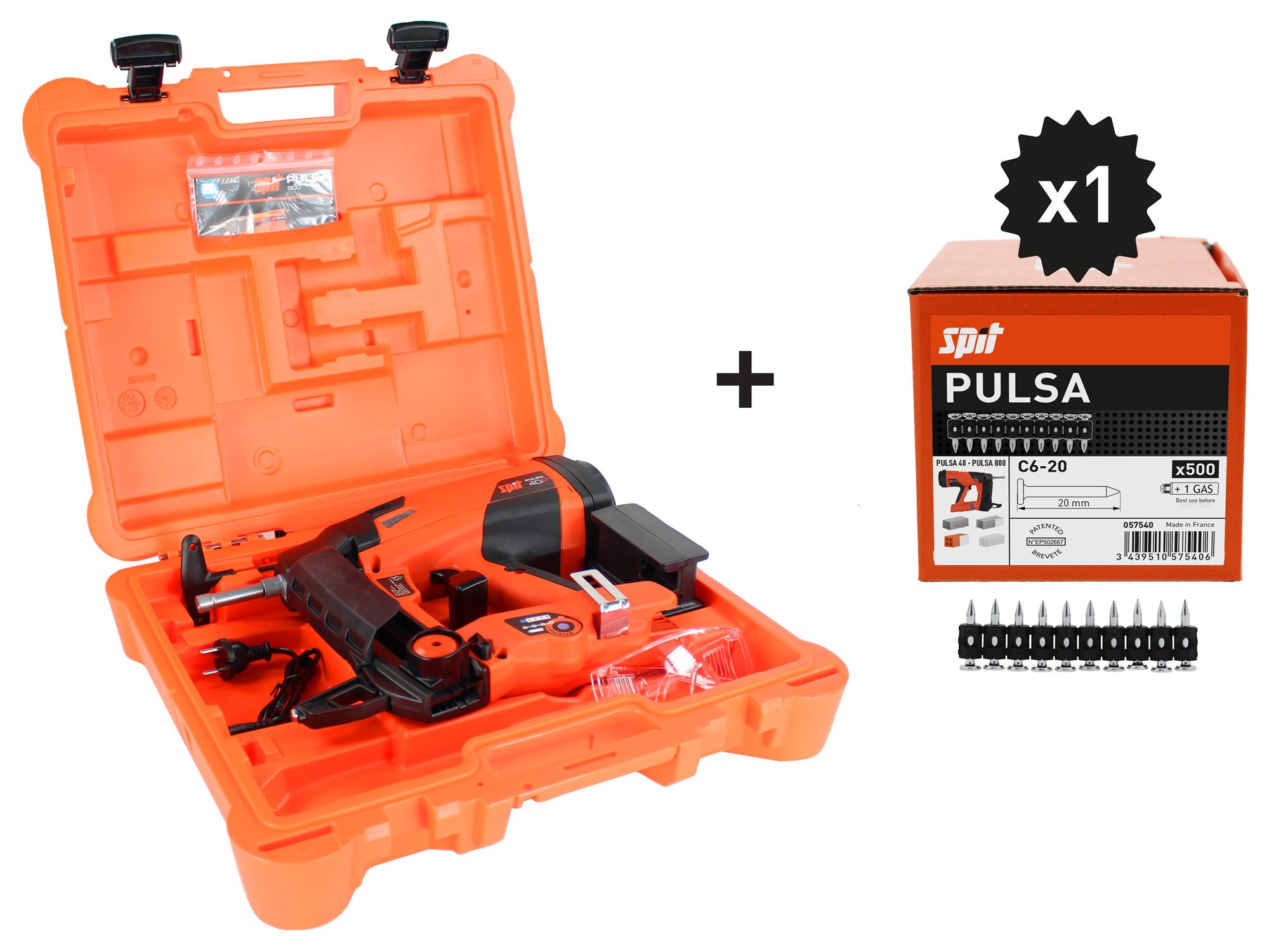 PACK PULSA 40P+ + 500 C6 20