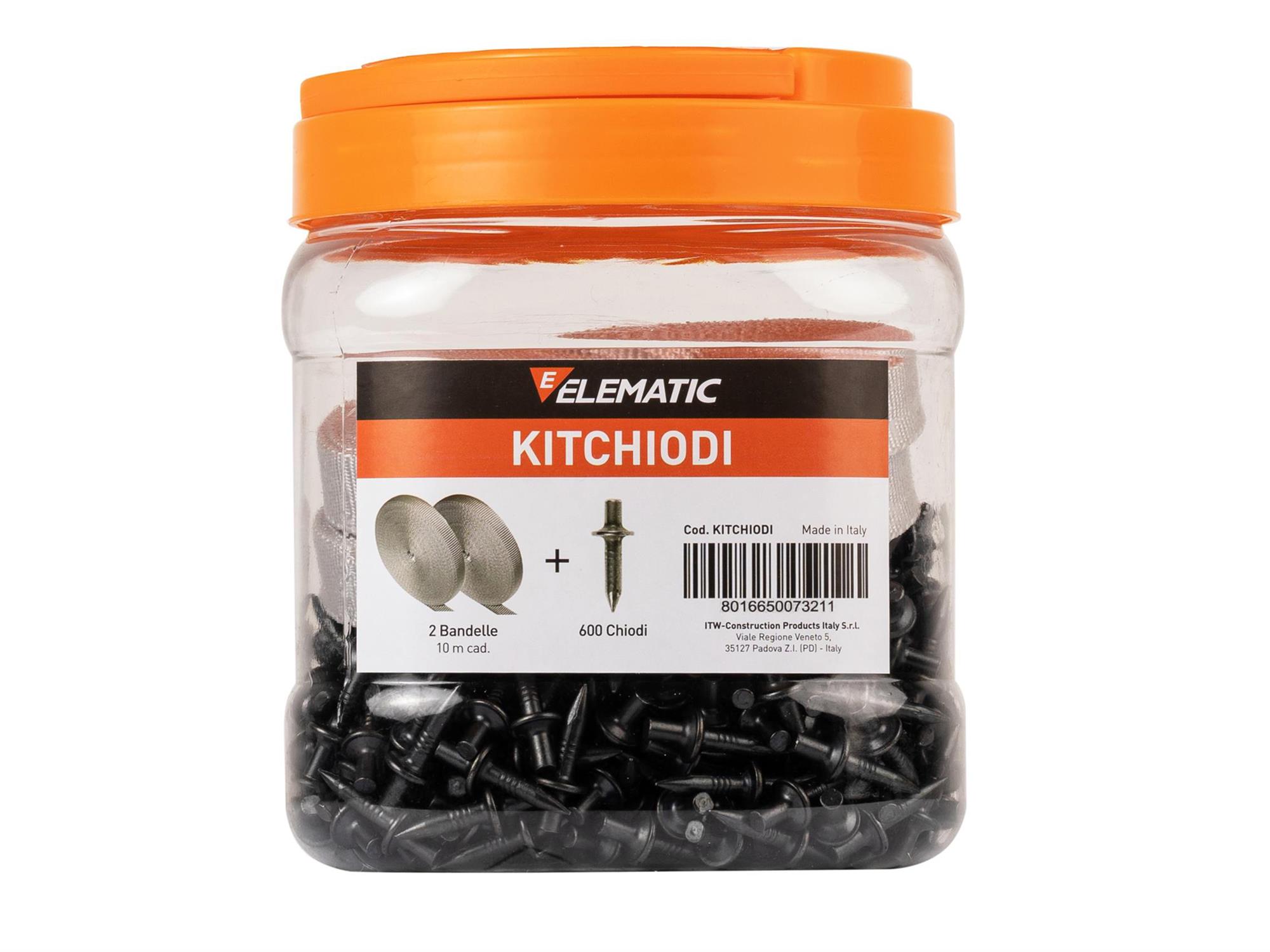 CHIODO A PERCUSSIONE ACCIAIO 18 mm