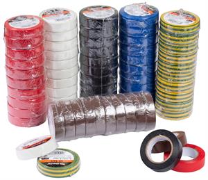 1 roll VDE Electrical Tape Insulating Tape PVC 15mm x 10 m DIN EN 60454-3-1 colour yellow/green 